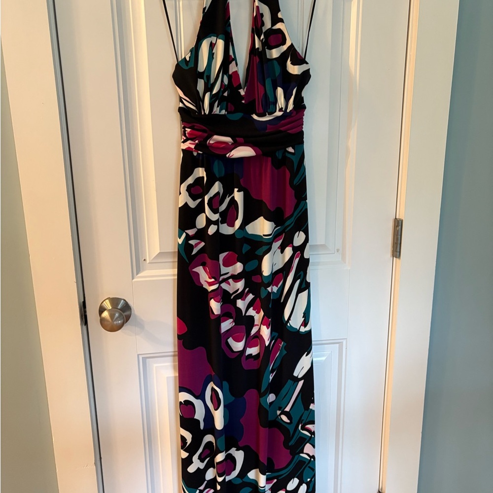 Express Pink Halter Sundress Sleeveless Maxi